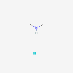 molecular formula C2H7HfN B8234770 Methanamine, N-methyl-, hafnium(4+) salt (4:1) 