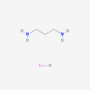 molecular formula C3H11IN2 B8234821 Propane-1,3-diammonium iodide, >=98% 