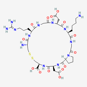 molecular formula C35H57N13O14S2 B8234922 iRGD peptide 