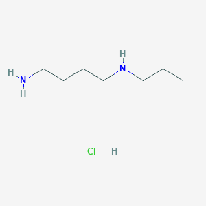 molecular formula C7H19ClN2 B8234939 (4-Aminobutyl)(propyl)amine hydrochloride 