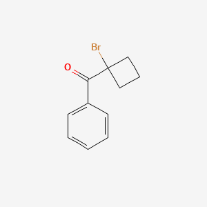 molecular formula C11H11BrO B8234948 (1-Bromocyclobutyl)(phenyl)methanone CAS No. 51175-78-1