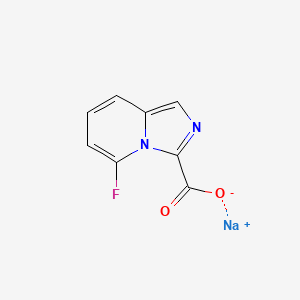molecular formula C8H4FN2NaO2 B8234995 Sodium;5-fluoroimidazo[1,5-a]pyridine-3-carboxylate 