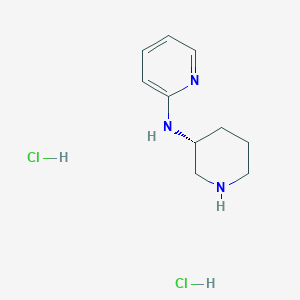 molecular formula C10H17Cl2N3 B8235038 (R)-N-(piperidin-3-yl)pyridin-2-amine 2HCl 