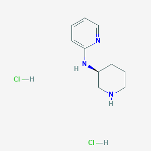 molecular formula C10H17Cl2N3 B8235053 (S)-N-(piperidin-3-yl)pyridin-2-amine 2HCl 