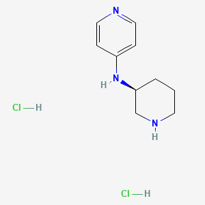 molecular formula C10H17Cl2N3 B8235054 N-[(3S)-piperidin-3-yl]pyridin-4-amine;dihydrochloride 