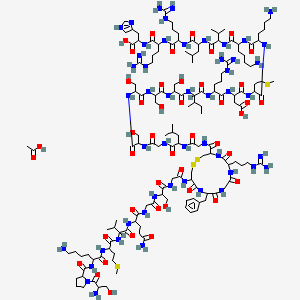 molecular formula C145H248N50O44S4 B8235086 Nesiritide Acetate (BNP-32) Brain Natriuretic Pept 