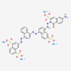 molecular formula C40H23N7Na4O13S4 B8235164 索兰丁蓝FF 
