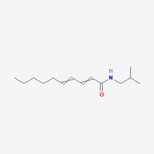 molecular formula C14H25NO B8235248 n-Isobutyl-2,4-decadienamide CAS No. 109-26-2