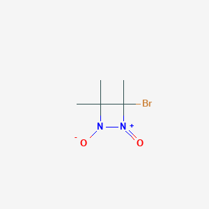 molecular formula C5H9BrN2O2 B8235259 3-Bromo-3,4,4-trimethyl-3,4-dihydrodiazete-1.2-dioxide CAS No. 52533-27-4