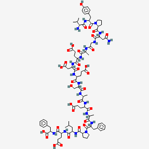 molecular formula C90H125N19O32 B8235319 H-DL-Val-DL-Tyr-DL-Pro-DL-Asn-Gly-DL-Ala-DL-Glu-DL-Asp-DL-Glu-DL-Ser-DL-Ala-DL-Glu-DL-Ala-DL-Phe-DL-Pro-DL-Leu-DL-Glu-DL-Phe-OH 