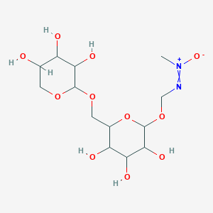 Methyl-oxido-[[3,4,5-trihydroxy-6-[(3,4,5-trihydroxyoxan-2-yl)oxymethyl]oxan-2-yl]oxymethylimino]azanium