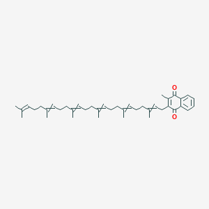 molecular formula C41H56O2 B8235368 2-(3,7,11,15,19,23-Hexamethyltetracosa-2,6,10,14,18,22-hexaenyl)-3-methylnaphthalene-1,4-dione 