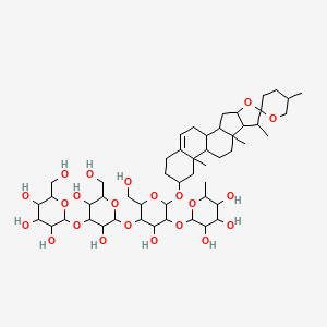 molecular formula C51H82O22 B8235400 Glucopyranosyl-(1-3)-deltonin 