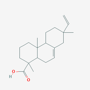 molecular formula C20H30O2 B8235411 7-ethenyl-1,4a,7-trimethyl-3,4,4b,5,6,8,10,10a-octahydro-2H-phenanthrene-1-carboxylic acid 