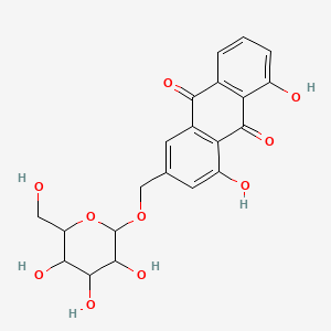 molecular formula C21H20O10 B8235426 w-O-beta-D-Glucopyranosylaloeemodin 