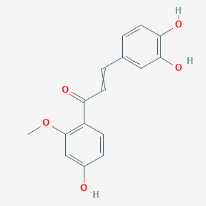 molecular formula C16H14O5 B8235434 3-(3,4-二羟基苯基)-1-(4-羟基-2-甲氧基苯基)丙-2-烯-1-酮 