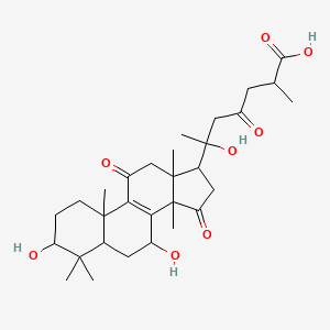 molecular formula C30H44O8 B8235435 灵芝酸I 