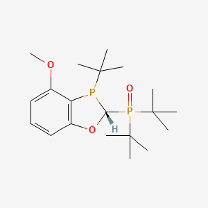 racemic-Di-tert-butyl(3-(tert-butyl)-4-methoxy-2,3-dihydrobenzo[d][1,3]oxaphosphol-2-yl)phosphine oxide