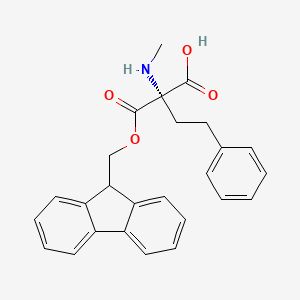 molecular formula C26H25NO4 B8235468 Fmoc-N-Me-HomoPhe-OH 