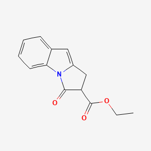 molecular formula C14H13NO3 B8235472 Ethyl 1-oxo-2,3-dihydropyrrolo[1,2-a]indole-2-carboxylate 