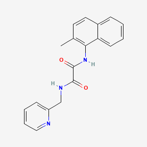 molecular formula C19H17N3O2 B8235560 N1-(2-Methylnaphthalen-1-yl)-N2-(pyridin-2-ylmethyl)oxalamide 
