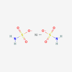 molecular formula Ni(SO3NH2)2<br>H4N2NiO6S2 B082356 Sulfamato de níquel CAS No. 13770-89-3