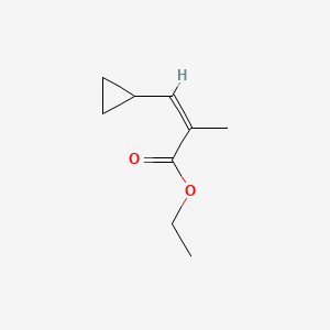 Cyclopropaneacrylic acid, alpha-methyl-, ethyl ester, (Z)-