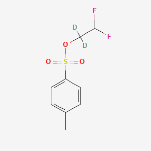 molecular formula C9H10F2O3S B8235628 2,2-Difluoroethyl (D2) 4-methylbenzenesulfonate 