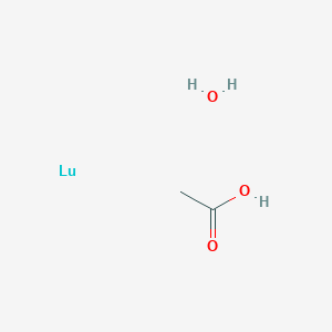 Acetic acid;lutetium;hydrate