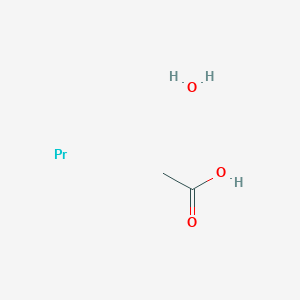 Acetic acid, praseodymium(3+) salt, monohydrate (9CI)