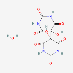 molecular formula C8H8N4O9 B8235853 [5,5'-Bipyrimidine]-2,2',4,4',6,6'(1H,1'H,3H,3'H,5H,5'H)-hexone,5,5'-dihydroxy-, dihydrate 