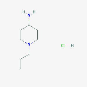 molecular formula C8H19ClN2 B8235859 1-Propylpiperidin-4-amine HCl 