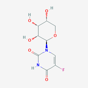 molecular formula C9H11FN2O6 B8236042 5-Fluoro-1-((2R,3R,4R,5R)-3,4,5-trihydroxytetrahydro-2H-pyran-2-yl)pyrimidine-2,4(1H,3H)-dione 
