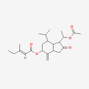 molecular formula C23H34O5 B8236107 Tussilagone 