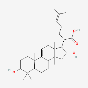 molecular formula C30H46O4 B8236152 16+/--Hydroxydehydrotrametenolic acid 