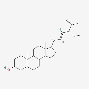 molecular formula C29H46O B8236262 (3beta,5alpha,22E,24S)-Stigmasta-7,22,25-trien-3-ol CAS No. 34991-42-9