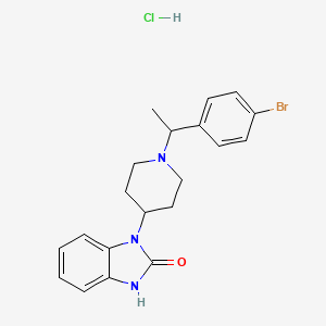 molecular formula C20H23BrClN3O B8236276 Brorphine (hydrochloride) 