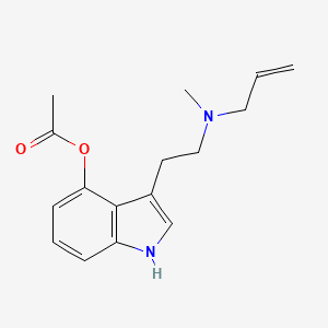 molecular formula C16H20N2O2 B8236279 4-Acetoxy malt CAS No. 2711006-97-0