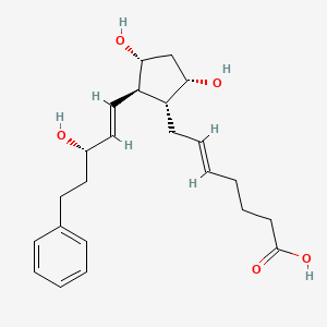molecular formula C23H32O5 B8236304 5-trans-17-phenyl trinor Prostaglandin F2alpha 