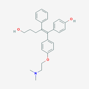 molecular formula C27H31NO3 B8236350 (E)-4-(1-(4-(2-(Dimethylamino)ethoxy)phenyl)-5-hydroxy-2-phenylpent-1-en-1-yl)phenol 