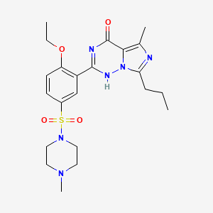 molecular formula C22H30N6O4S B8236355 CID 9934594 