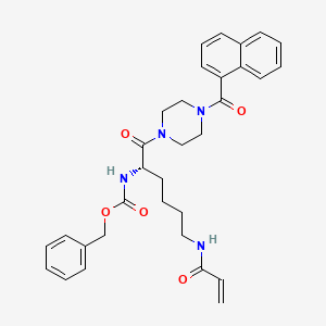 molecular formula C32H36N4O5 B8236356 AA9 TG2 inhibitor 