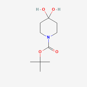 molecular formula C10H19NO4 B8236397 tert-Butyl 4,4-dihydroxypiperidine-1-carboxylate 