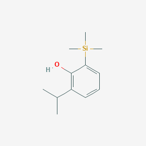 molecular formula C12H20OSi B8236414 2-Isopropyl-6-(trimethylsilyl)phenol 