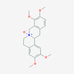 molecular formula C21H25NO5 B8236767 2,3,9,10-tetramethoxy-7-oxido-6,8,13,13a-tetrahydro-5H-isoquinolino[2,1-b]isoquinolin-7-ium 