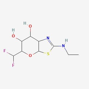 molecular formula C9H14F2N2O3S B8236770 CID 76554087 