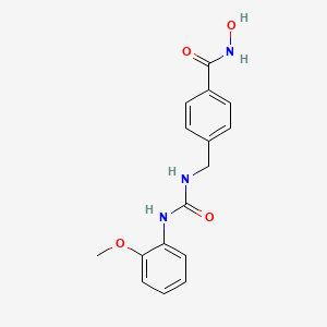molecular formula C16H17N3O4 B8236790 Elevenostat 
