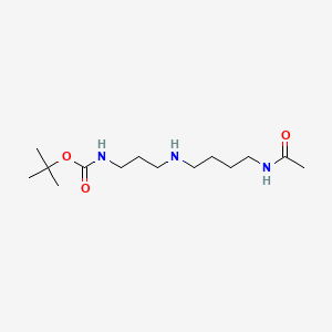 molecular formula C14H29N3O3 B8236863 N1-Boc-N8-acetylspermidine 