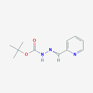 molecular formula C11H15N3O2 B8237128 tert-Butyl-2-(pyridin-2-ylmethylidene)hydrazinecarboxylate 