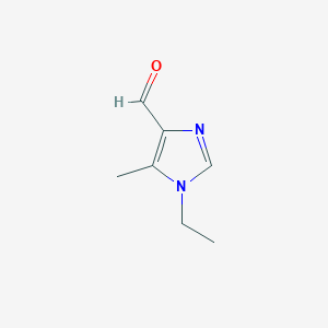 molecular formula C7H10N2O B8237143 1-Ethyl-5-methyl-1H-imidazole-4-carbaldehyde 
